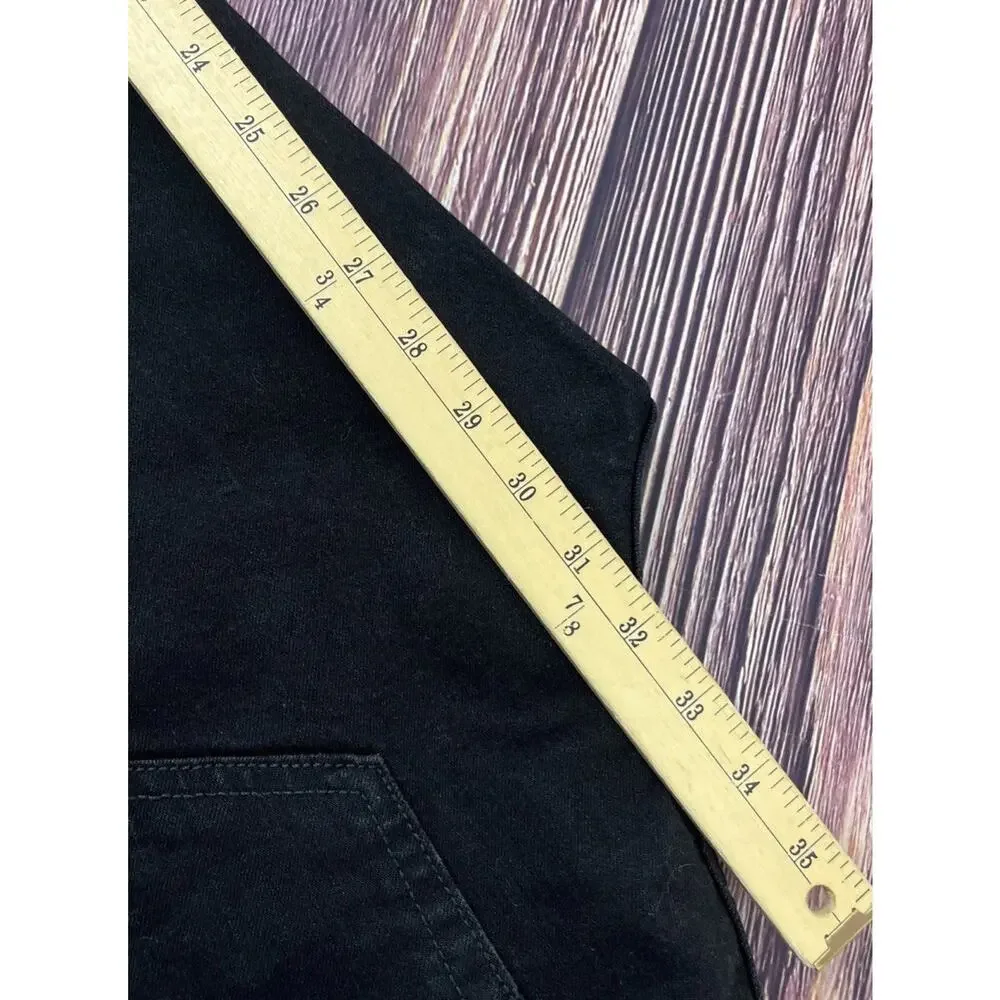 Levis 502 Regular Taper Black Jeans Mens Size 36x32 (Measures 36x31)